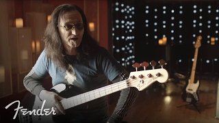 Rushs Geddy Lee on his Fender USA Geddy Lee Jazz Bass  Fender [upl. by Reiser104]