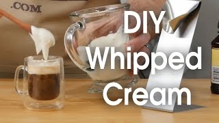 DIY whipped cream in 60 seconds [upl. by Gee]