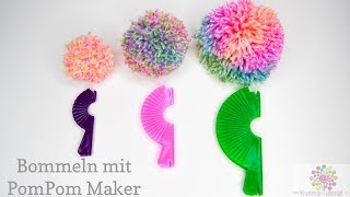 Super einfache Bommeln machen  PomPom Maker [upl. by Osnofla]