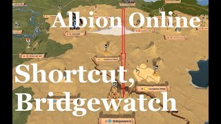 Albion Online  Caerleon to Bridgewatch fast almost safely [upl. by Lyrehs]