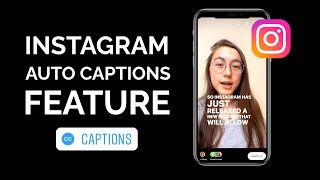 How to Add Auto Captions to Instagram Stories New Captions Sticker and Feature for Stories [upl. by Alimaj]