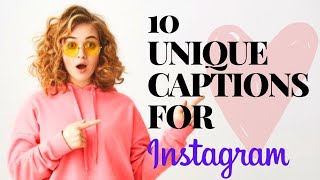 Captions for Instagram  Best Unique Captions  Best Captions For Instagram [upl. by Downes480]