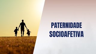 Paternidade socioafetiva [upl. by Adnorhs596]