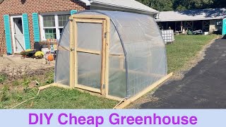 DIY Cheap Greenhouse [upl. by Merriam]