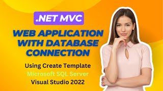 4 NET MVC Web Application with MS SQL Database Connection  Visual Studio 2022 [upl. by Yttel]