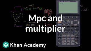 MPC and multiplier  Macroeconomics  Khan Academy [upl. by Rajiv]