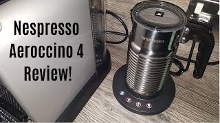 Nespresso Aeroccino 4 Milk Frother Review  Worth upgrading from the Aeroccino 3 [upl. by Bronny]