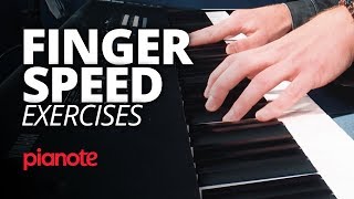 Piano Finger Speed Exercises [upl. by Pergrim91]