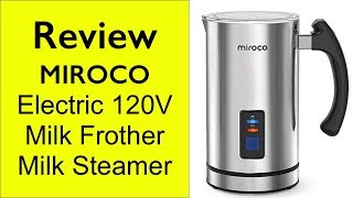 Review Miroco Milk Frother  How to make froth milk at home [upl. by Niamart817]