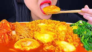 CHEESY SPICY NOODLE RECIPE REQUEST COOKING ASMR PHAN [upl. by Siuraj]