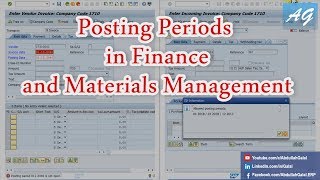 SAP S4HANA Posting Periods in FI and MM [upl. by Murdock754]