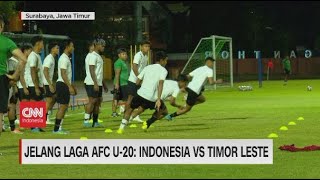 Jelang Laga AFC U20 Indonesia Vs Timor Leste [upl. by Gnilyam93]