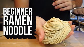 Beginner Guide to Making Ramen Noodles from Scratch [upl. by Ahsircal]