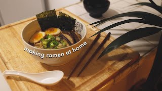 how to make ramen at home no meat 🍜 [upl. by Harley]