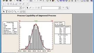 Capability Study using Minitab Statistical Software [upl. by Ecille444]