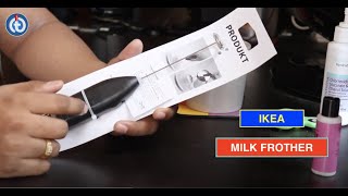 IKEA MILK FROTHER Review amp Battery Installation [upl. by Hekking]