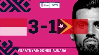 INDONESIA VS TIMOR LESTE AFF 3  1 [upl. by Adekan]