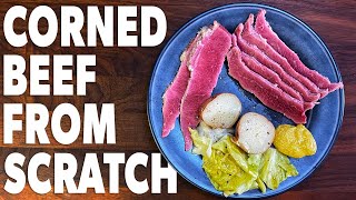 Making Corned Beef Brisket From Scratch [upl. by Hada]