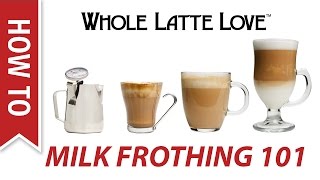 Milk Frothing for Beginners [upl. by Htaek]