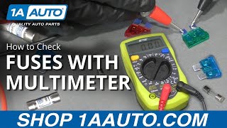 How to Check For Bad Fuses With A Multimeter [upl. by Dang]