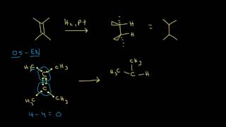 Hydrogenation  Alkenes and Alkynes  Organic chemistry  Khan Academy [upl. by Latrice]