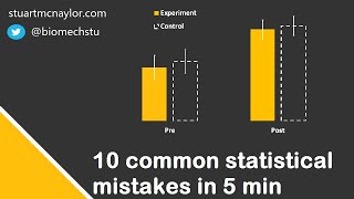 Ten Statistical Mistakes in 5 Min [upl. by Groveman753]