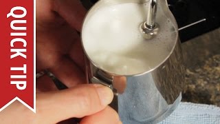 How to AutoFroth Milk for Lattes [upl. by Sirahs68]