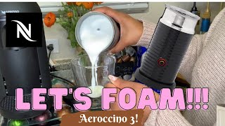 How To Foam Milk With Aeroccino 3 Make Coffee With Foam Tips amp Tricks  Easy Foamed Latte Recipe [upl. by Delphinia]