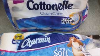 Cottonelle Vs Charmin You Decide [upl. by Pacificia]