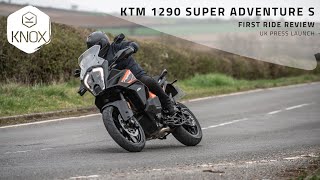 KTM 1290 Super Adventure S 2021 – First ride review from KNOX [upl. by Chuipek645]