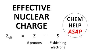 calculating effective nuclear charge [upl. by Lakim]