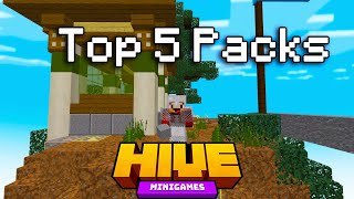 Top 5 PVP Texture Packs for Hive [upl. by Lenzi]