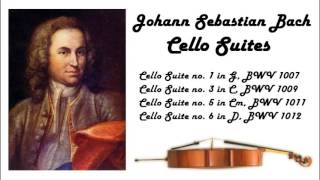 Johann Sebastian Bach  Cello suites in 432 Hz great for reading or studying [upl. by Ahsratal674]