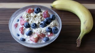 How to Make Overnight Oats  Easy Homemade Overnight Oats Recipe [upl. by Anigal504]