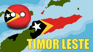 HISTORY of TIMOR LESTE 🇹🇱 Countryballs [upl. by Notyarb954]