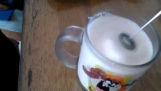 Aerolatte Review Frothing Cold Milk In Under 1 Minute [upl. by Ninazan]